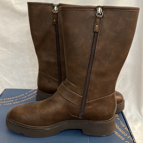 Dr. Scholl's Buckle Mid Shaft Moto Boots - VIP - Picture 4 of 7